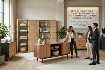 How to Elevate Your Furniture Showroom with Premium Sustainable Storage Furniture